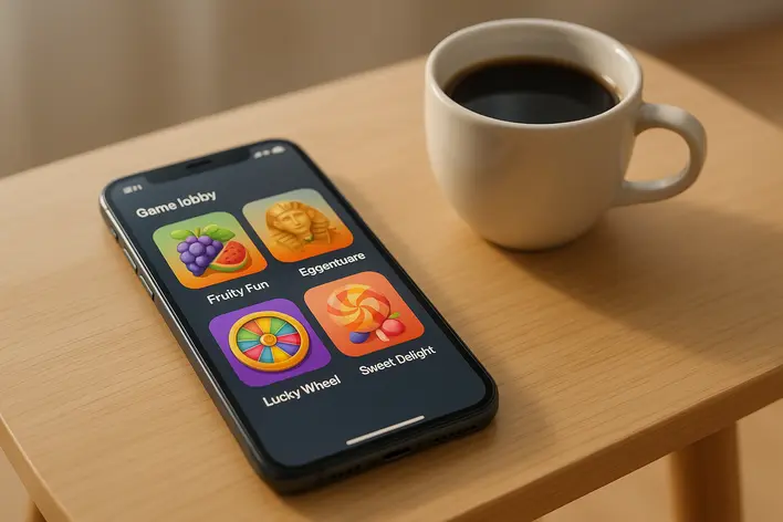 To illustrate the convenience and accessibility of playing PGSLOT games on a mobile phone, as described in the section about playing anywhere, anytime.