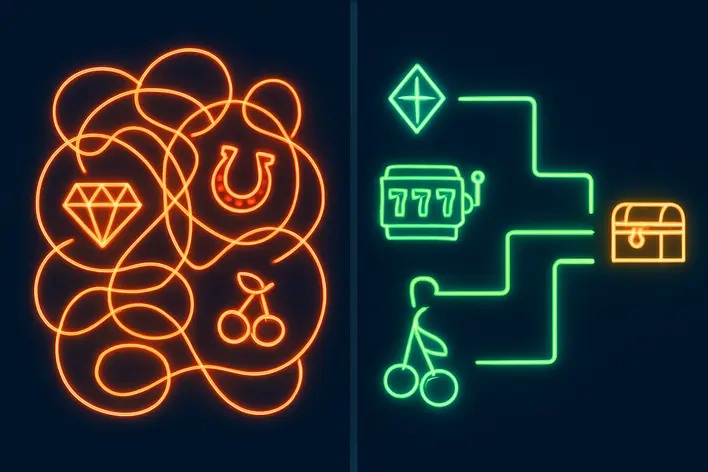 To visually illustrate the key benefit of trying demo slots: understanding complex game mechanics and developing a strategy without any financial risk.